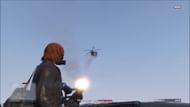 Hitting repeatedly spawning enemy helicopters with deadly accuracy (Image via YouTube/TheProfessional)